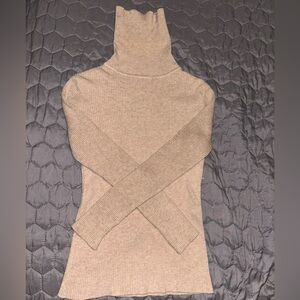 YesStyle Tan Fall Autumn Knit Turtleneck